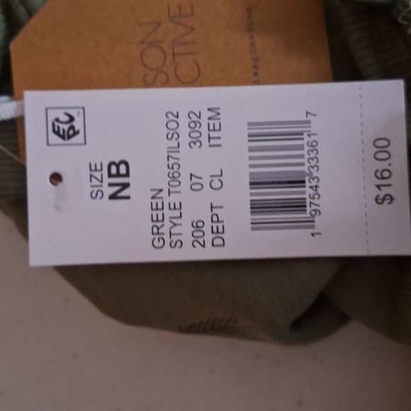 NEW! Grayson Collective Baby Bubble Long Sleeve Romper, Green - Picture 11 of 11